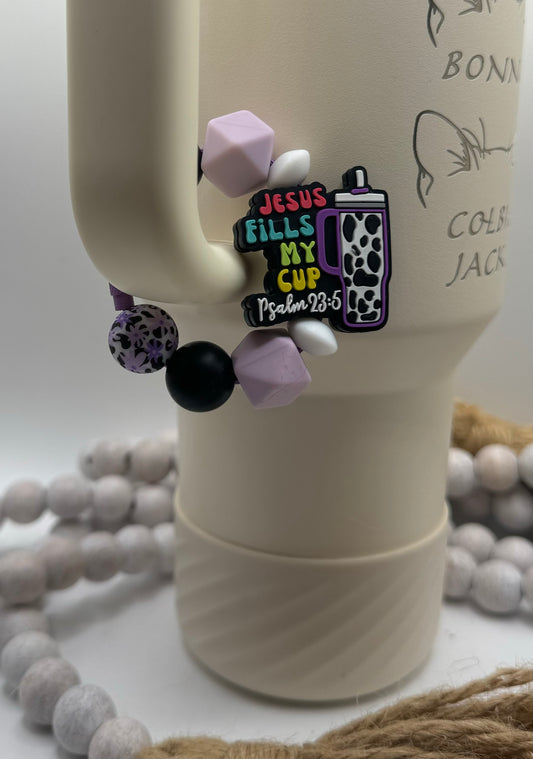 Jesus Fills my Cup- Cup charm